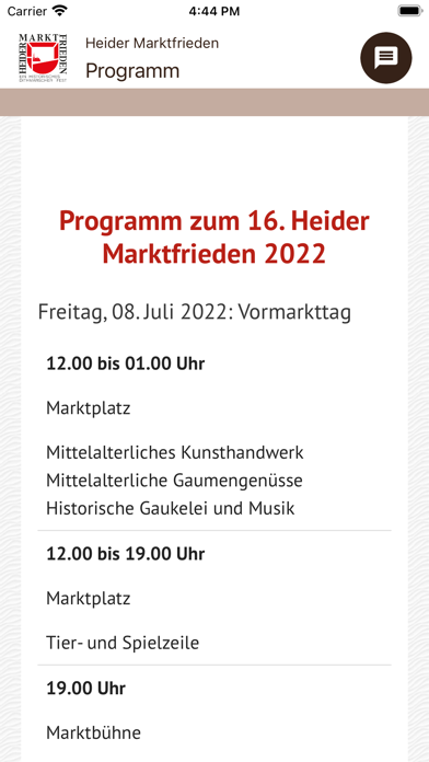 Heider Marktfrieden Screenshot