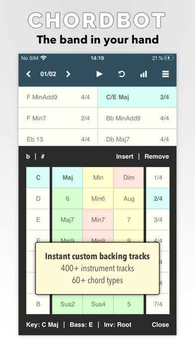 Chordbot screenshot1