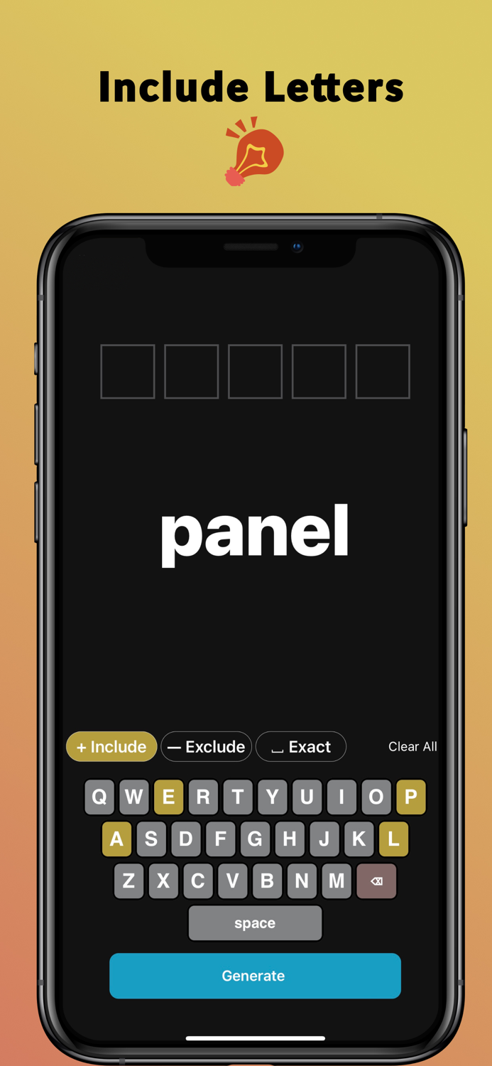 Word Finder Worlde Generator