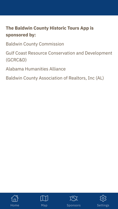 Baldwin County Historic Tours Screenshot
