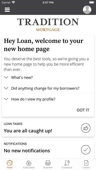 Tradition Mortgage, LLC Screenshot