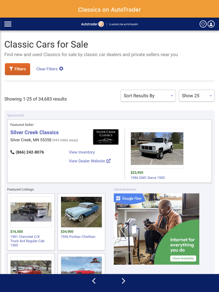 Classics on Autotrader