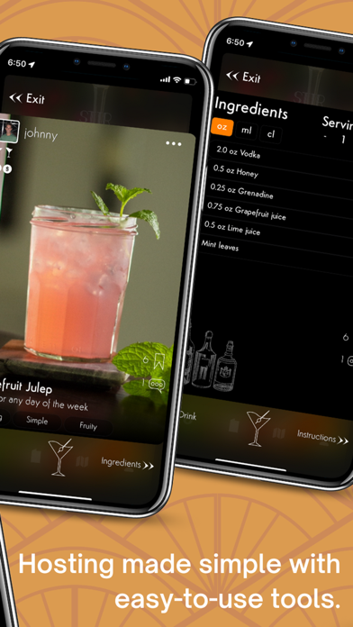 Stir: The Social Cocktail App Screenshot