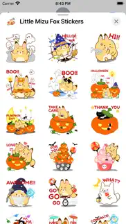 How to cancel & delete little mizu fox stickers 2