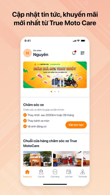 TrueMotoCare - Đặt Lịch Sửa Xe