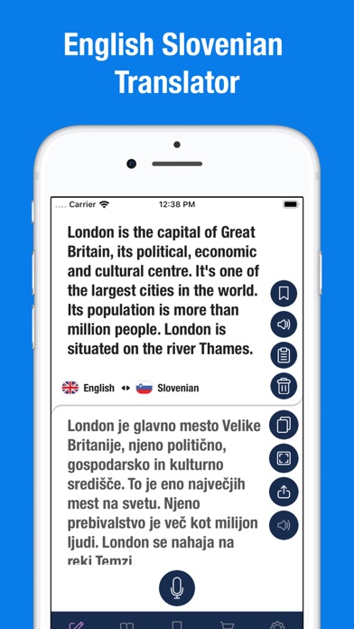 English Slovenian Translator Screenshot