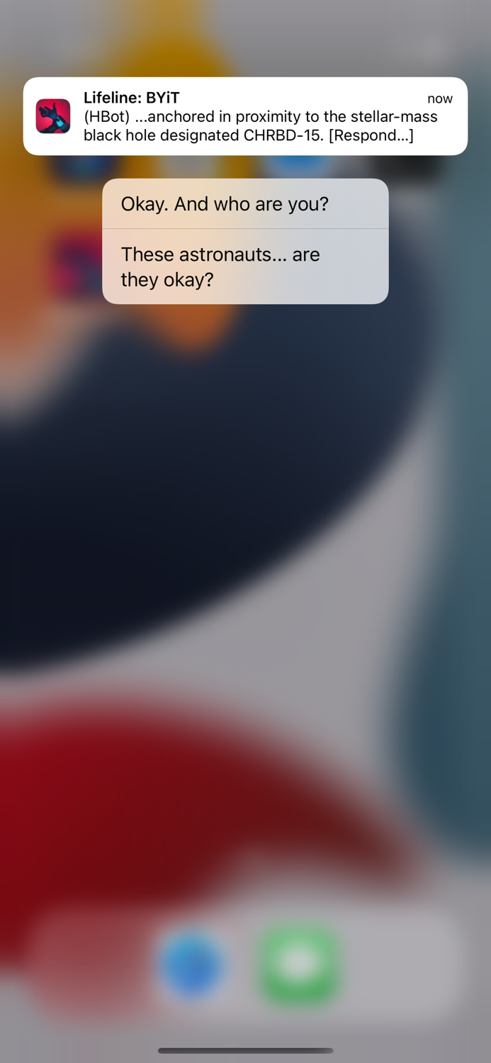 Lifeline Beside You in Time