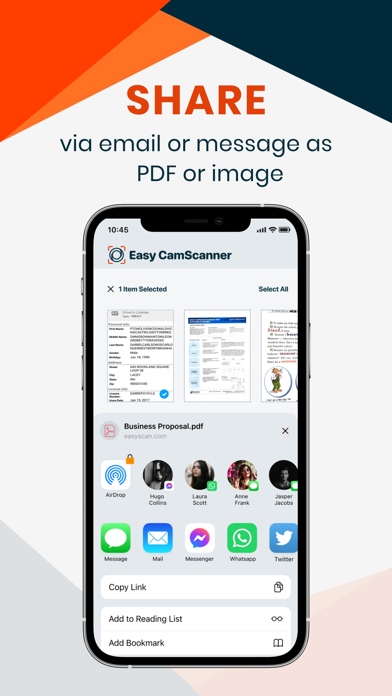 PDF CamScan, Sign, OCR FAX App Screenshot