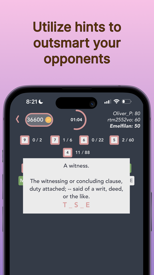 #4. Multiplayer Word Game WordCup (iOS) 由: Emel Topaloglu
