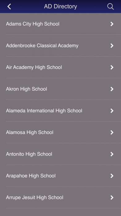 CO Athletics Directors Assoc Screenshot