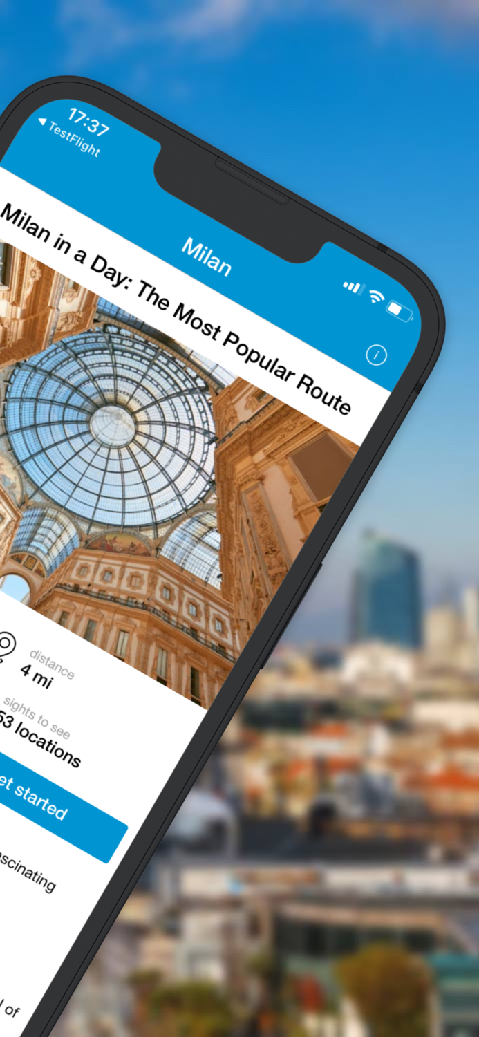 Milan Audio Guide Offline Map