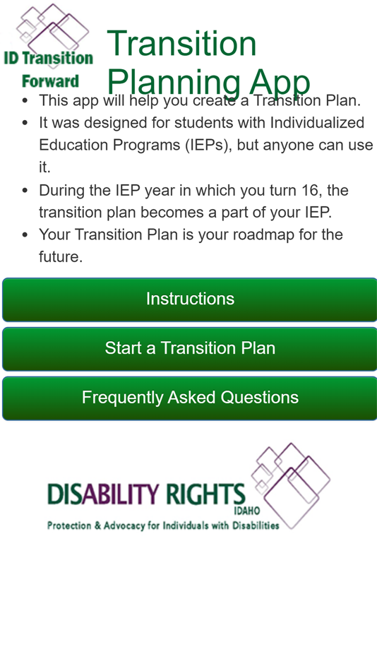 #1. ID Transition Forward App (iOS) 由: Disability Rights Center of Kansas, Inc.