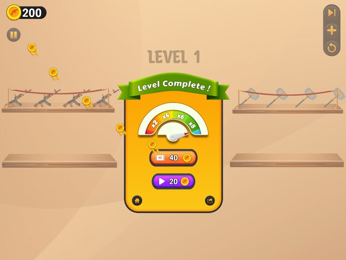 Weapon Sort Color Puzzle