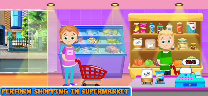 Supermarket Shopping Frenzy