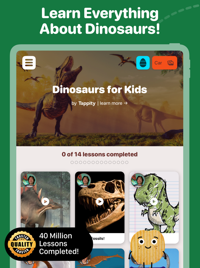 Dinosaur World App for Kids