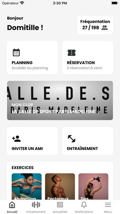 La Salle de Sport Paris Screenshot