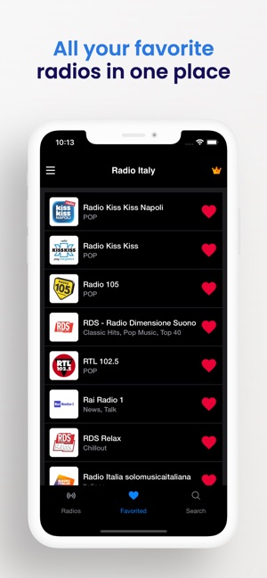 Italian Radio Online on the App Store