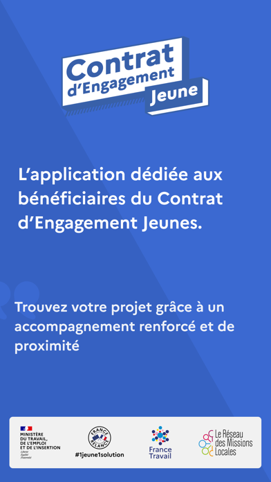 Screenshot #1 pour Contrat d'Engagement Jeune