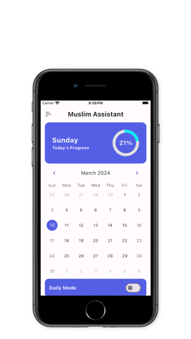 Muslim Assistant - Planner Screenshot