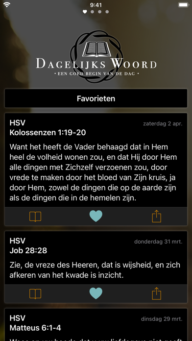 Dagelijks Woord — Bijbeltekst Screenshot
