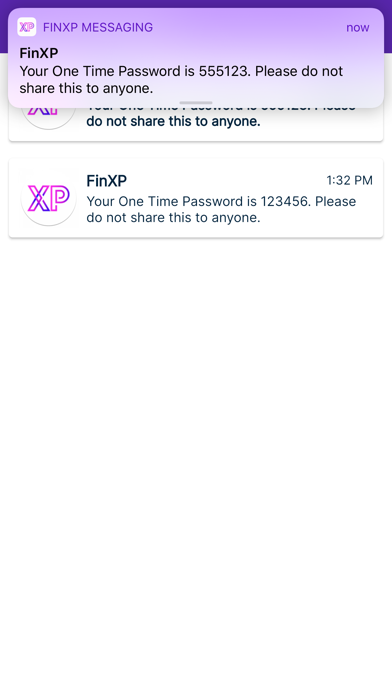 Screenshot 2 of FinXP Messaging App