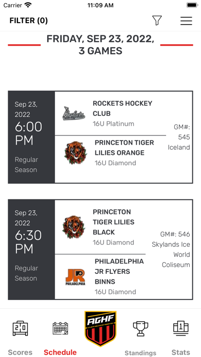 Atlantic Girls Hockey Fed. Screenshot