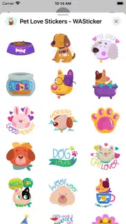 pet love stickers - wasticker iphone screenshot 3