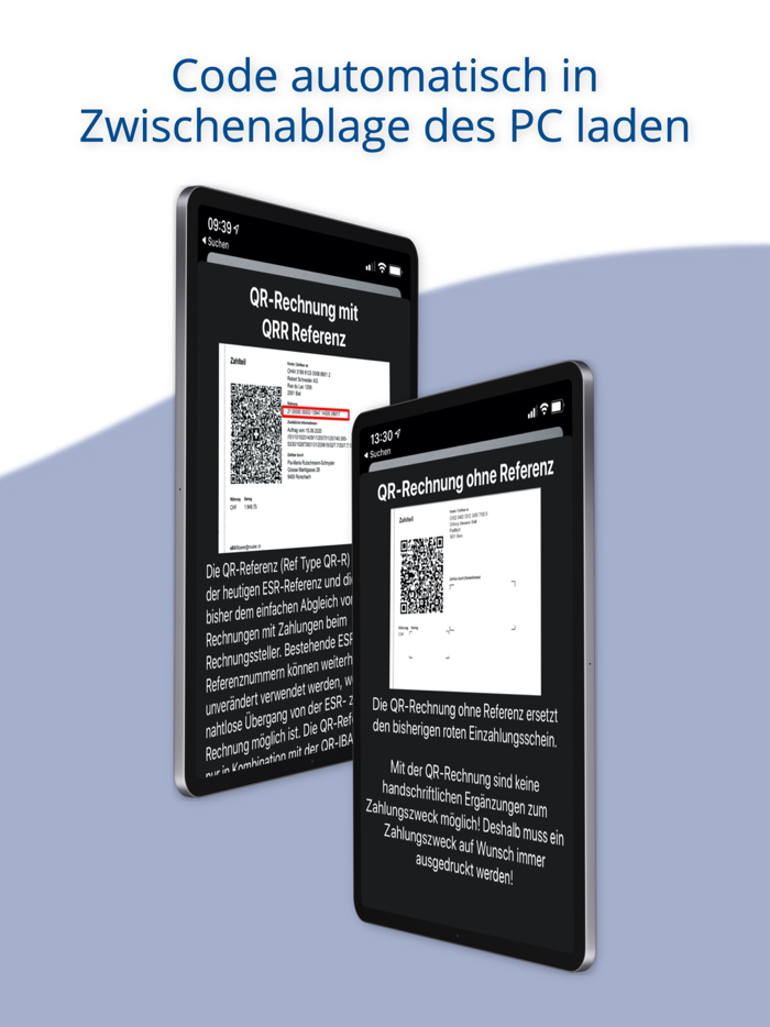 Swiss QR Scanner Tool