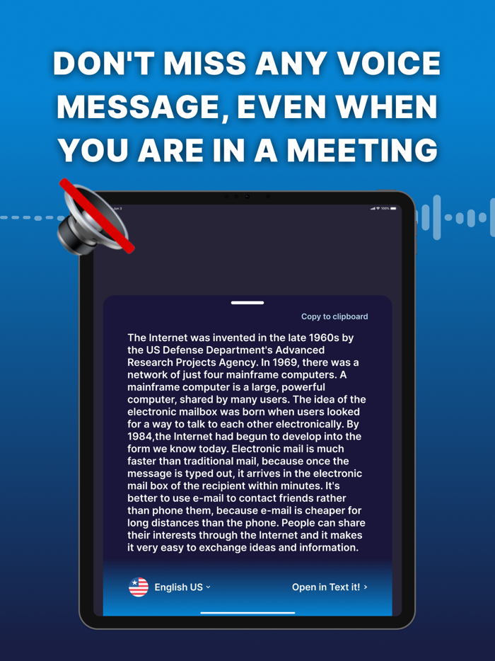 Text-it Convert Voice to Text