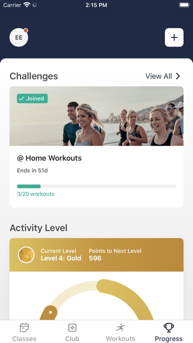 Sport Connect. Screenshot