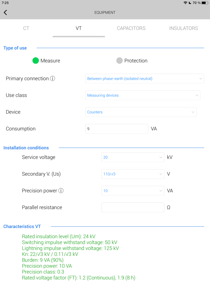 Medium Voltage Calculations
