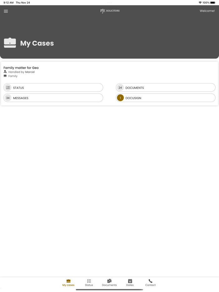 PJE Solicitors Portal