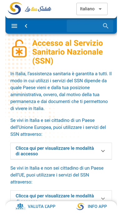 La tua salute Screenshot
