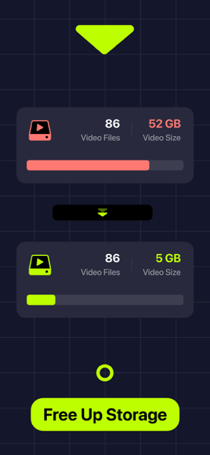 Skärmdump för videokompressor