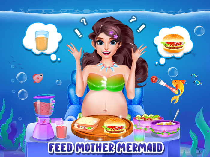 Mermaid Mom  Baby Care Games