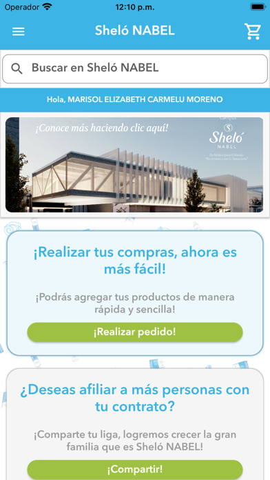 ShelóApp Screenshot