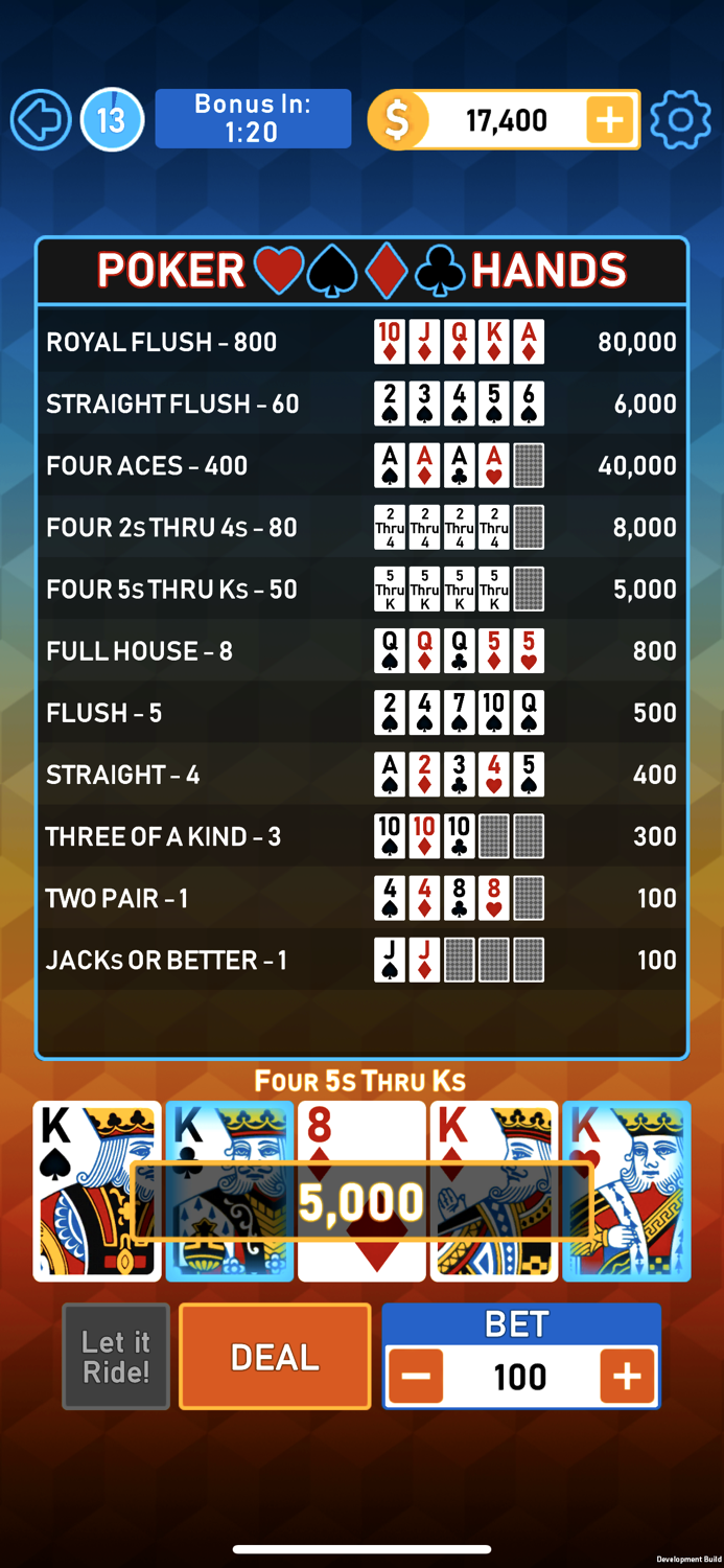 Video Poker Multi Bonus