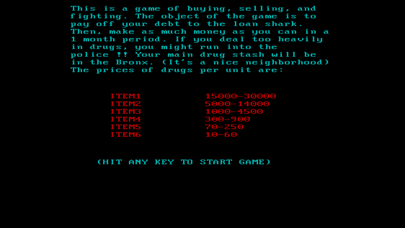 Drug Wars 84 Screenshot