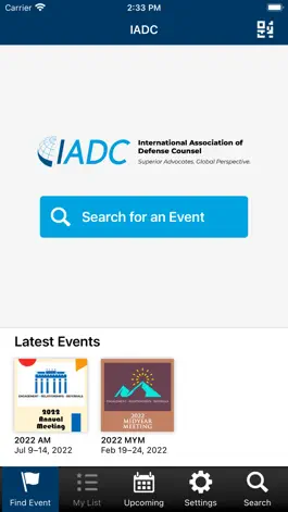 Game screenshot IADC Law Events apk