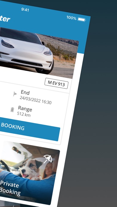 fleetster Corporate CarSharing Screenshot