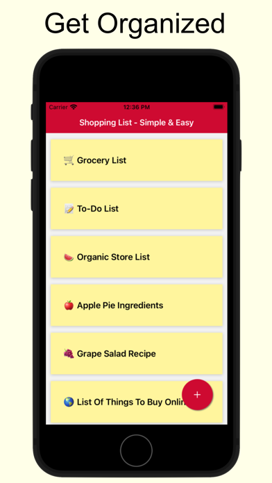 Shopping List - Simple & Easyのおすすめ画像1