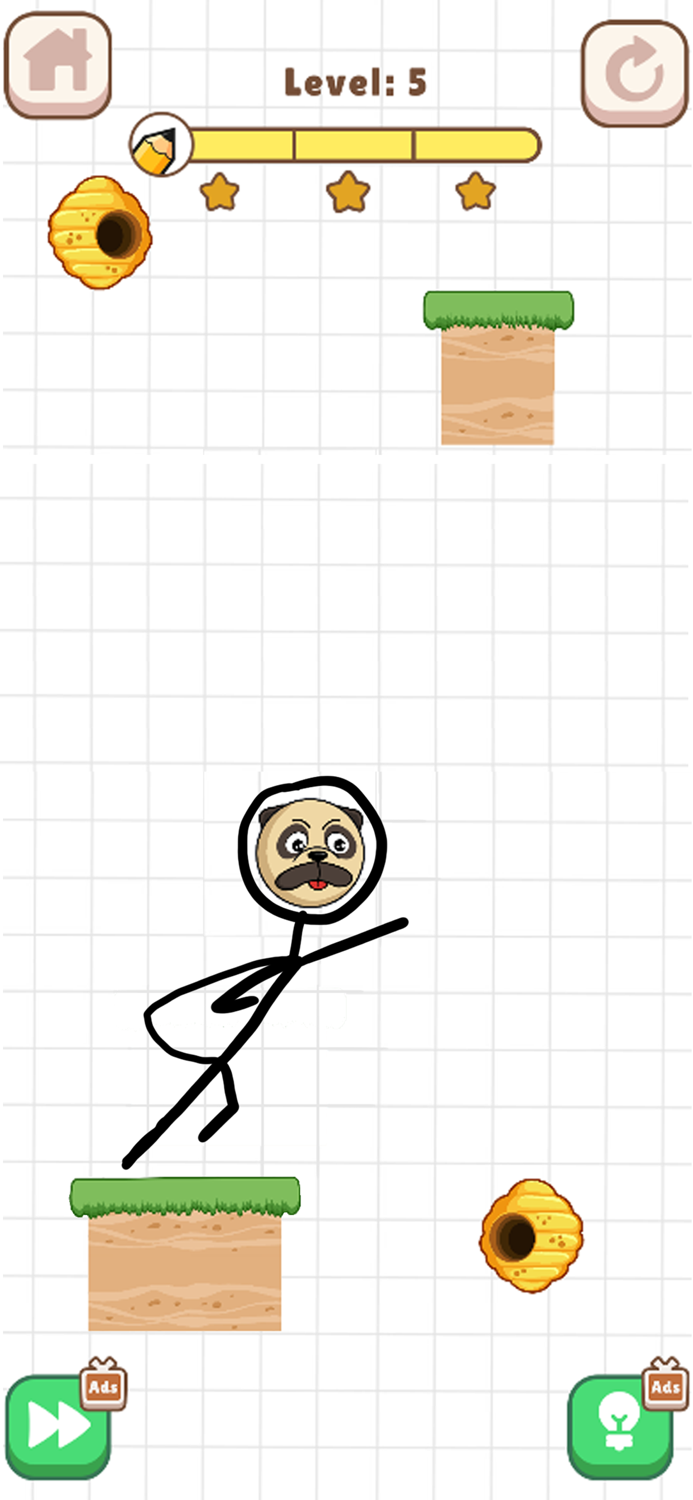 Save The Dog Bee Draw Puzzle