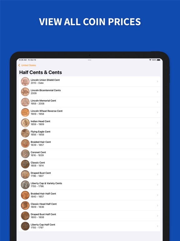 Screenshot #5 pour Price Guide - U.S. Coin Values