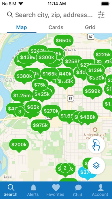 Ridgeline Real Estate Screenshot