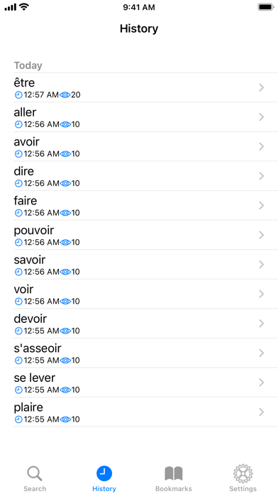 Les Verbes - French Verbs Screenshot