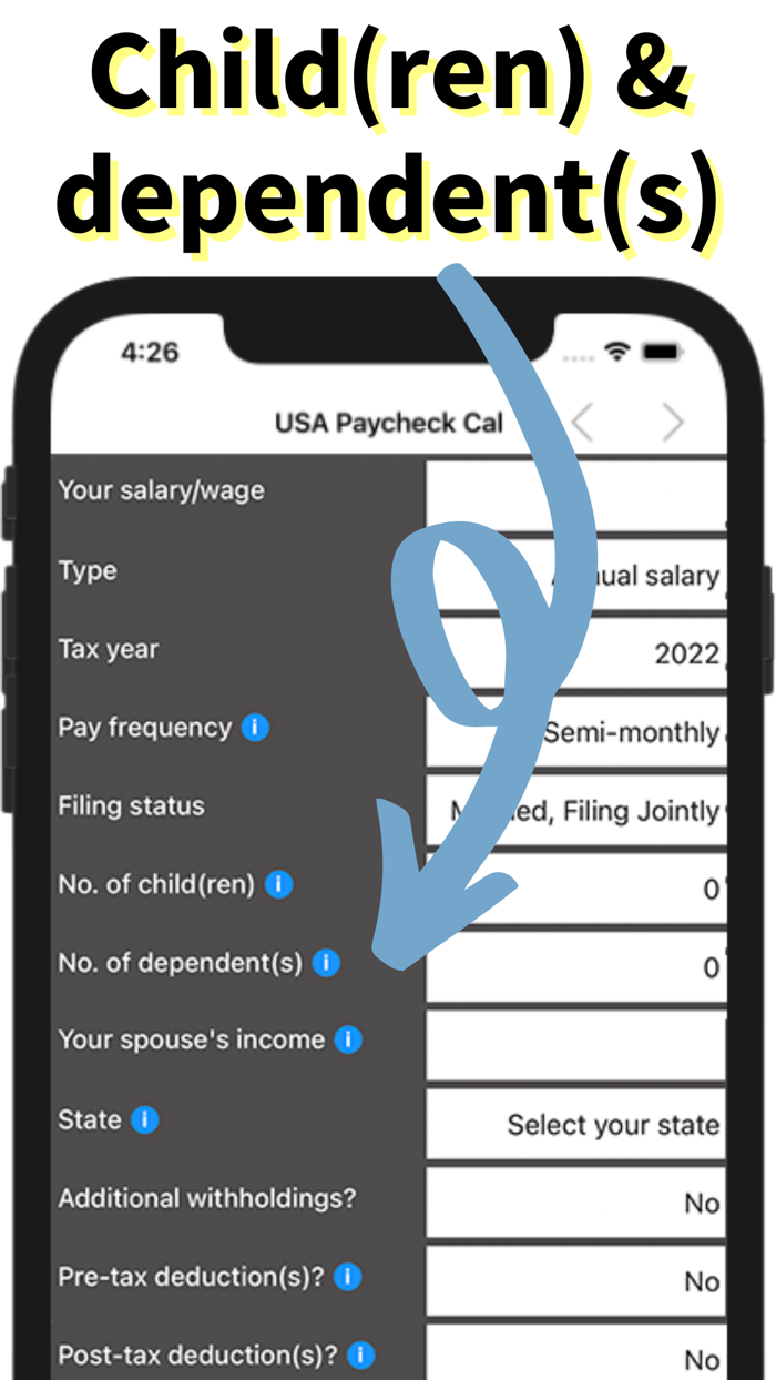 USA Paycheck Calculator