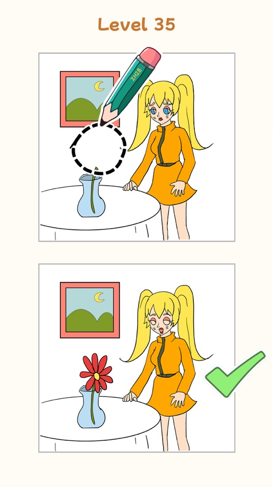 #3. DOP: Draw Ninja Puzzle (iOS) By: KVIDU PTE LTD