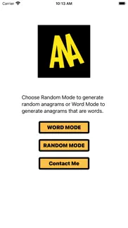 offline anagram generator iphone screenshot 1