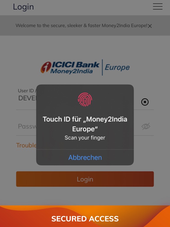 Screenshot #5 pour Money2India (Europe)