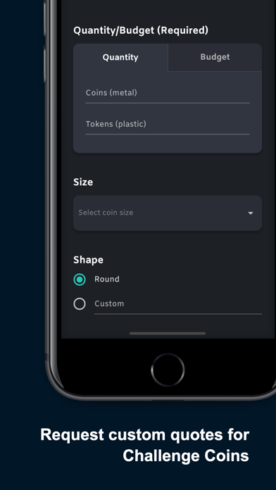 Challenge Coin App Screenshot